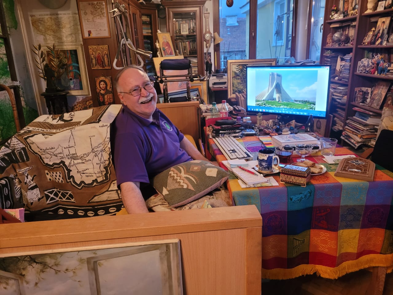 دیدار با پروفسور رومن پنین جغرافیدان و جهانگرد بلغاری