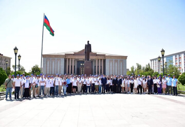 در نخجوان مراسم افتتاحیه چهارمین اردوی تابستانی جوانان دیاسپورا برگزار شد.