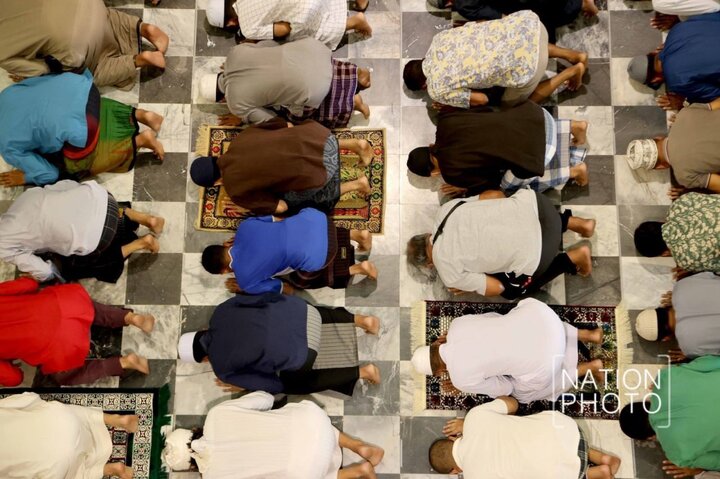 برگزاری مراسم دعای قنوت نازله مسلمانان تایلند برای مردم فلسطین