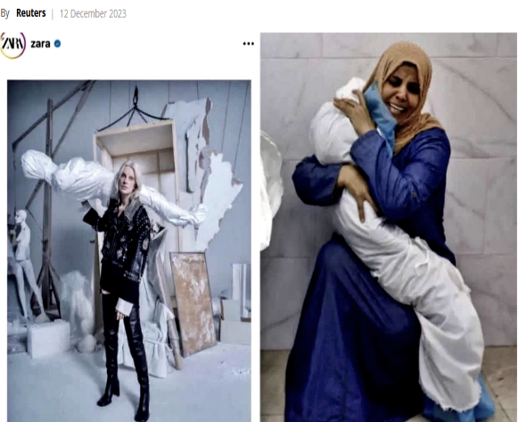 حامیان فلسطین پوما و زارا را به زانو درآوردند