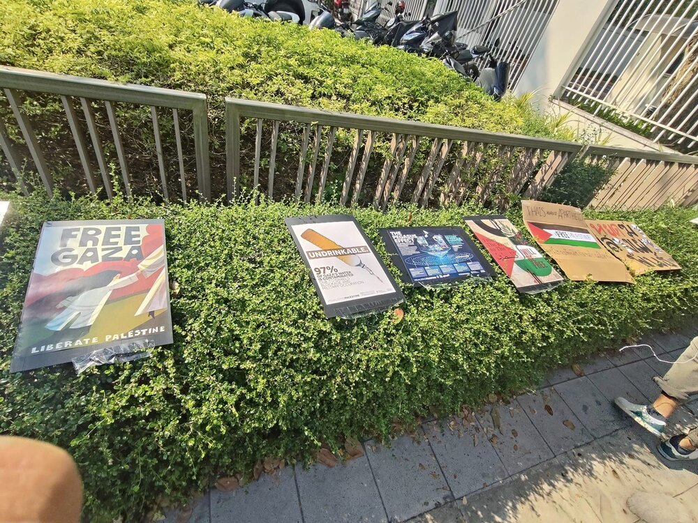 برگزاری تجمع همبستگی با فلسطین در تایلند + عکس