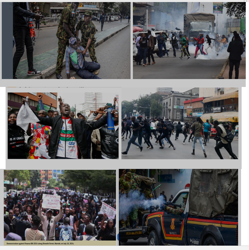 نسل Z در کنیا با اعتراض به لایحه مالی و مالیاتی 2024 دولت، کشور را به هم ریخت