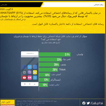 جایگاه شبکه های اجتماعی در میان پاکستانی ها