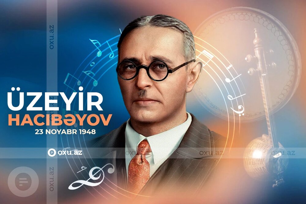 معرفی عزیز حاجیبیگف نویسنده، شاعر ، دانشمند، آهنگساز و رهبر ارکستر