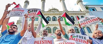 دستگیری جوان سریلانکایی به جرم مخالفت با رژیم صهیونیستی