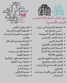 آغاز به کار شصت و ششمین دوره نمایشگاه بین المللی کتاب بیروت 