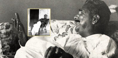 در حیاط عمارت، "بزم اقبال"