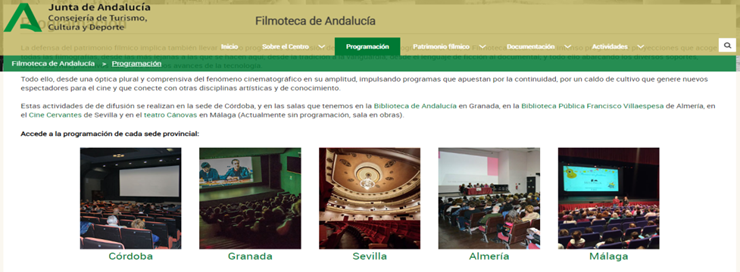 سینما در گنجینه های فیلم اسپانیا ( فیلموتک ها) - CINE EN LAS FILMOTECAS DE ESPAÑA