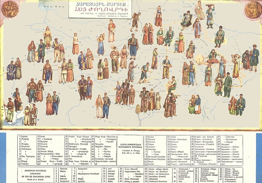 گزارشی تحلیلی از لباس سنتی ارمنستان (تاراز)