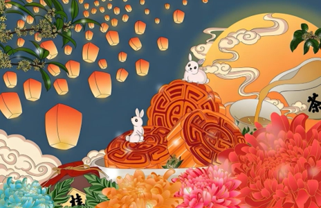 جشن نیمه پاییز (Zhong qiu jie 中秋节)