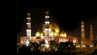 مسجد گنبد طلایی در اندونزی