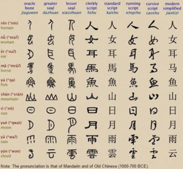 فرهنگ زبان و خط چین