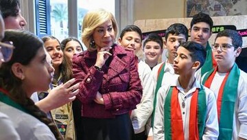 هنرنمایی دانش‌آموزان لبنانی در بیروت