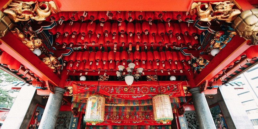 معبد «کوان کونگ» معبد صد ساله چینی ها در بمبئی