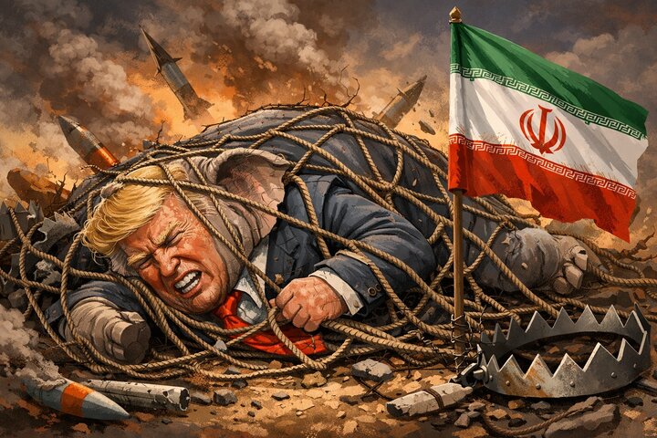 شکارچی افتاد توی دام خودش؛ ترامپ و قمار نابودی ایران